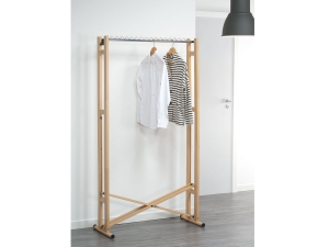 Напольная вешалка Snake 90 naturale Foppapedretti разложенная